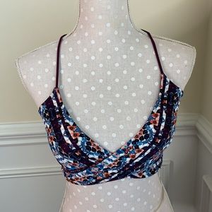 Athleta Reversible Bikini Top Sz XS NWOT
